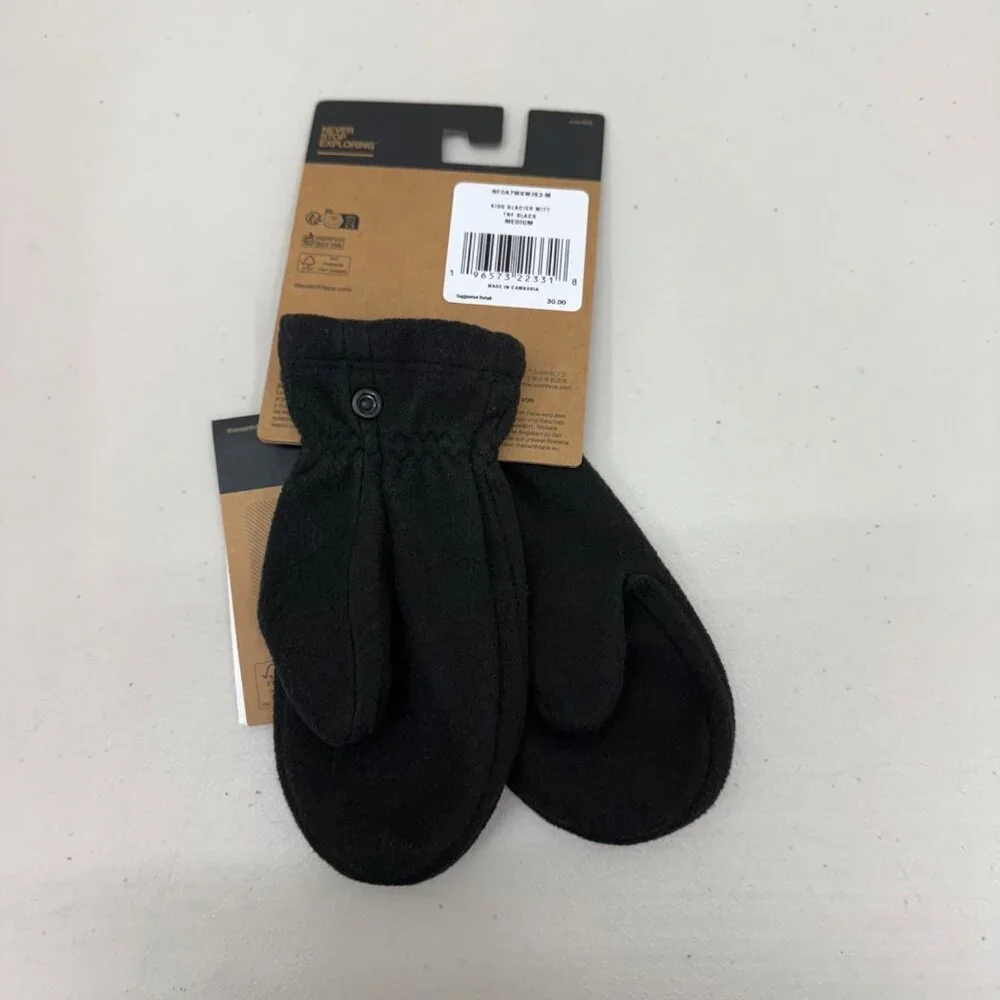The North Face Kids Glacier Mitts - Black